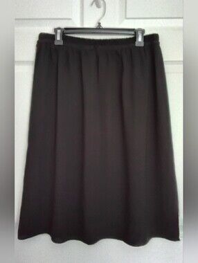 Womens Faded Glory Classic Black A-Line Women's Skirt